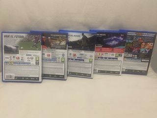 Lote 4 Juegos PS4: FIFA 20, 18, 17, 15 + regalo