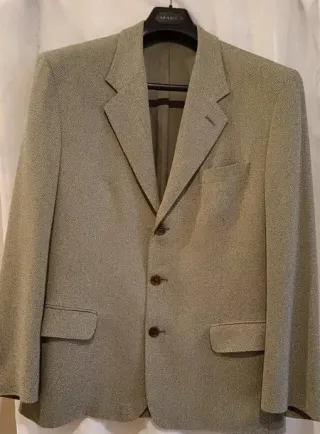 Chaqueta Caramelo Verde Jaspeado T. 52