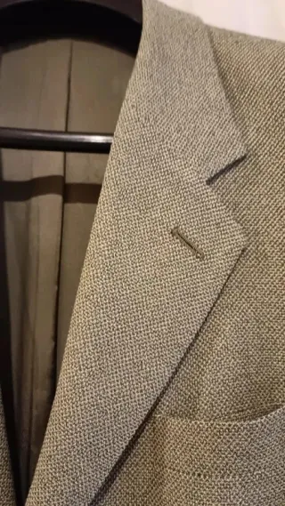 Chaqueta Caramelo Verde Jaspeado T. 52