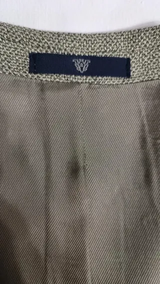 Chaqueta Caramelo Verde Jaspeado T. 52