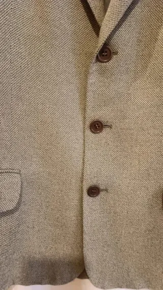 Chaqueta Caramelo Verde Jaspeado T. 52