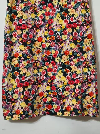 Abito corto fantasia floreale