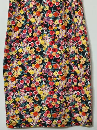 Abito corto fantasia floreale