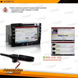 RADIO NAVEGADOR 7 PULGADAS HD GPS DVD MANOS LIBRE