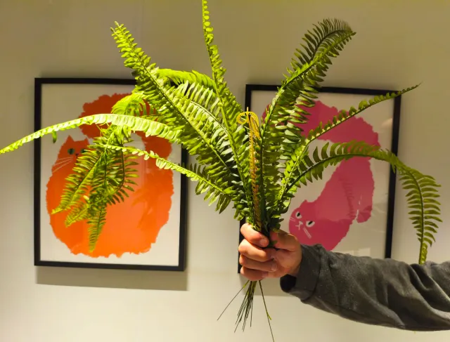 HELECHO artificial precioso