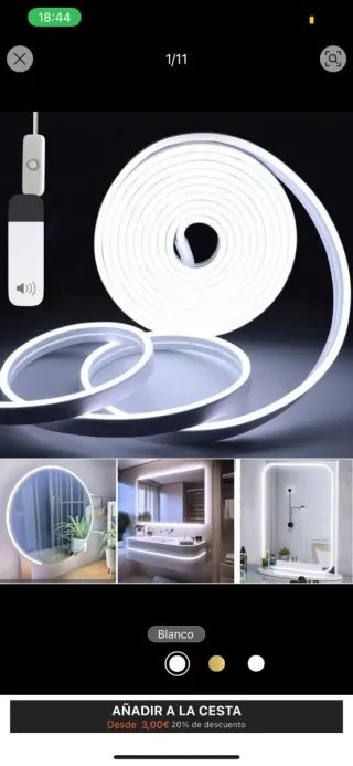 Tira LED Blanca Flexible