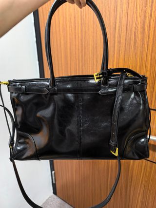 Bolso Prada Negro Piel Mujer