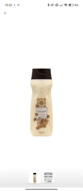 Gel Exfoliante Te Chai Beige y Marrón