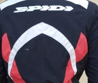 Chaqueta SPIDI moto negra y roja