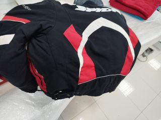 Chaqueta SPIDI moto negra y roja