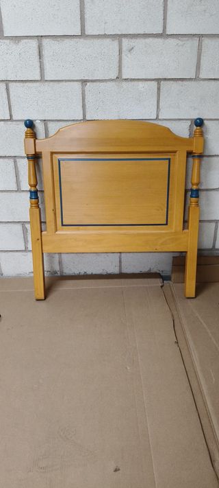 Cabecero infantil madera 90cm