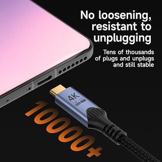 BAWIOFIAU 2PACK Cable USB-C 4K PD 100w 20 Gbps 3m