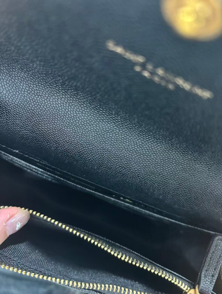 Bolso Woc YSL Negro Dorado