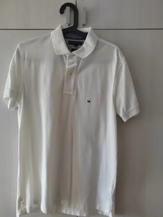 Polo Tommy Hilfiger Blanco Hombre