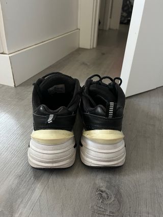 Nike M2K Tekno Zapatillas Negras Blancas