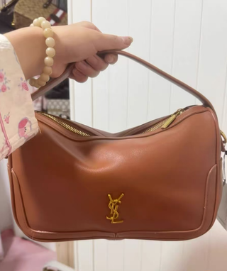 Bolso YSL Marrón Cuero