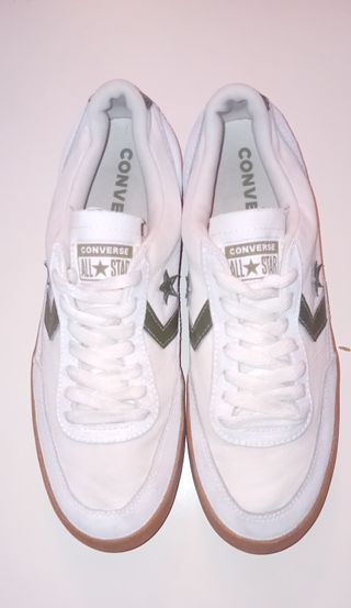 Zapatillas Converse Blancas y Verdes unisex