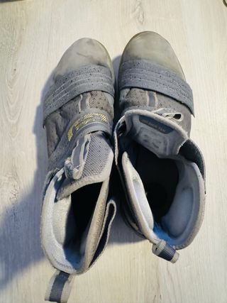 Zapatillas Nike Lebron Oro y Gris