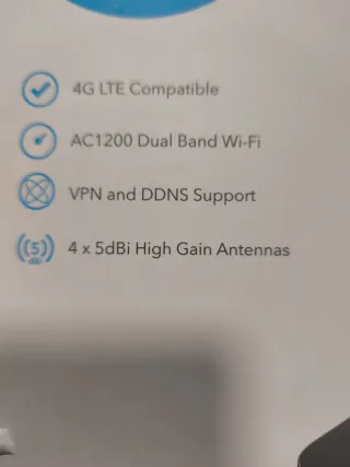 Router Cudy 4G LTE AC1200 Dual Band LT500