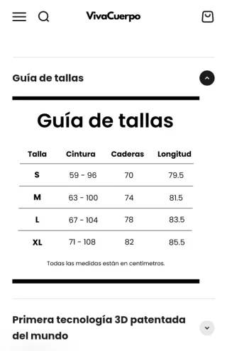 Leggins anticelulíticos VivaCuerpo grises talla S