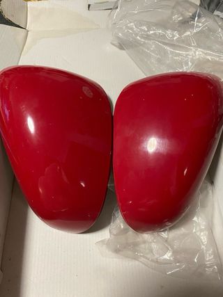 Carcasas Espejos Seat León 2 Rojas
