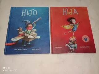  Dos libros Hijo & Hija libro lectura 