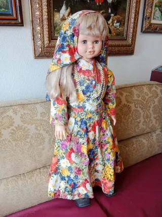 Muñeca Vintage Grande 80cm