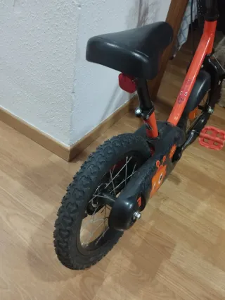 Bicicleta infantil Btwin naranja