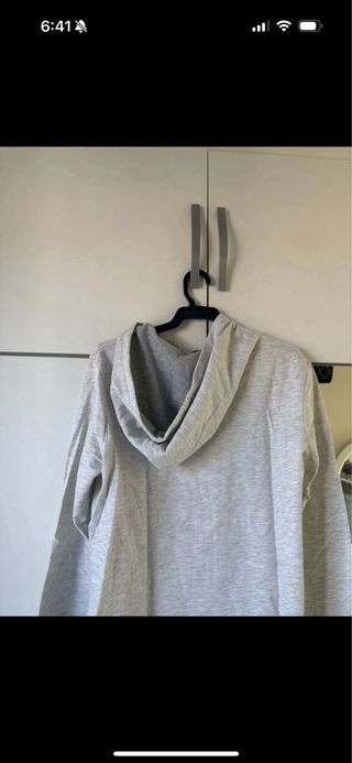 Sudadera Pull&Bear Gris Talla L