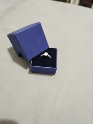 Anillo Swarovski Plata 950 y Circonitas