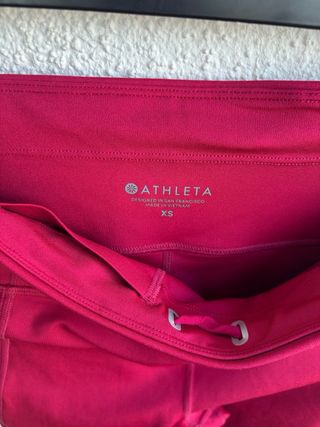 Mallas deporte rojas mujer