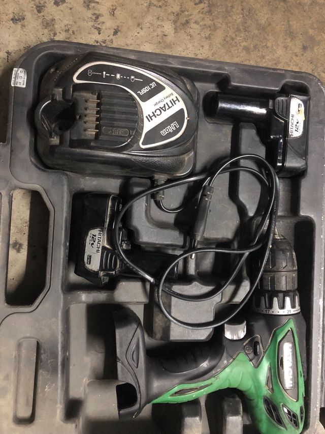 Taladro Hitachi, Bosch y Casals