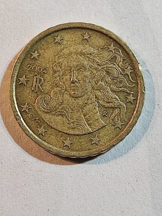 10 Centesimi Euro Italia 2002 Venere di Botticelli