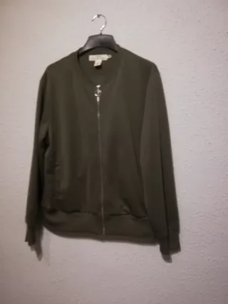 Chaqueta Bomber H&M Verde Oliva