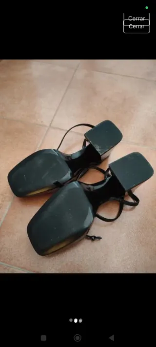 Zapatos Mango negros talla 38.
