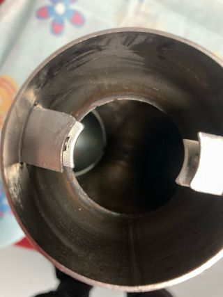 Cola de Escape Doble Cromada
