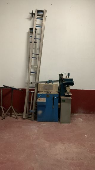 Tronzadora Aluminio y prensa neumaticas