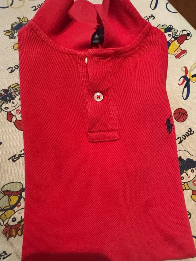 Polos Ralph Lauren niño T7 Rojo y Azul