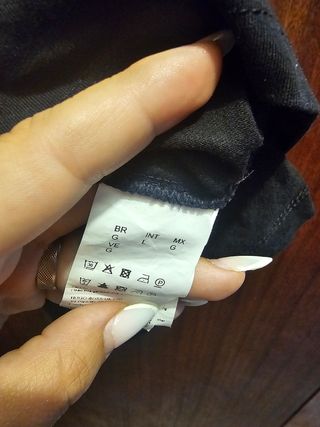 T-shirt Boss azul marinho