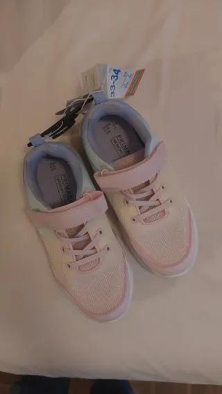 Zapatillas deportivas Primark niña rosa/amarillo