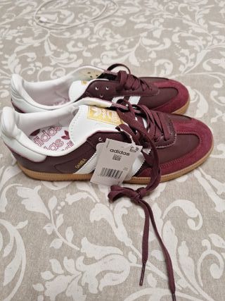 Zapatillas Adidas Samba Burdeos Talla 39