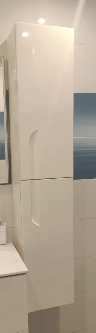 Columna Mueble Baño Blanco
