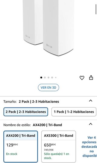 Linksys Velop AC26 Dual Band Mesh Wifi