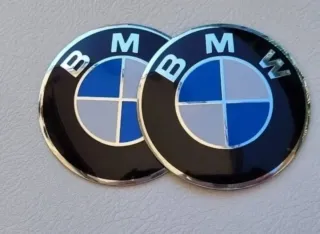 2 Emblemas BMW 70mm Logo para Moto Motorrad 