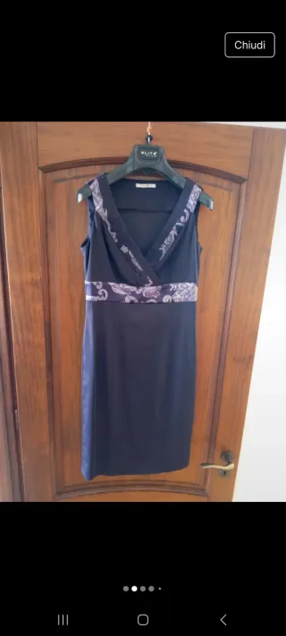 Elegante vestito viola