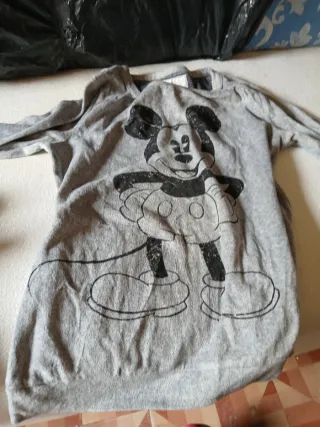 Pijama Gris Mickey Mouse