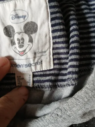 Pijama Gris Mickey Mouse