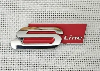 Logo Emblema Audi Sline Pegatina Maletero A3 A4