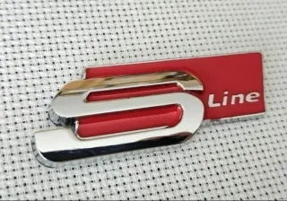Logo Emblema Audi Sline Pegatina Maletero A3 A4