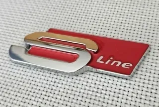 Logo Emblema Audi Sline Pegatina Maletero A3 A4